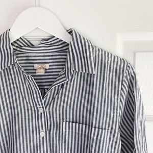 J. Crew Pin Stripe Dress Shirt